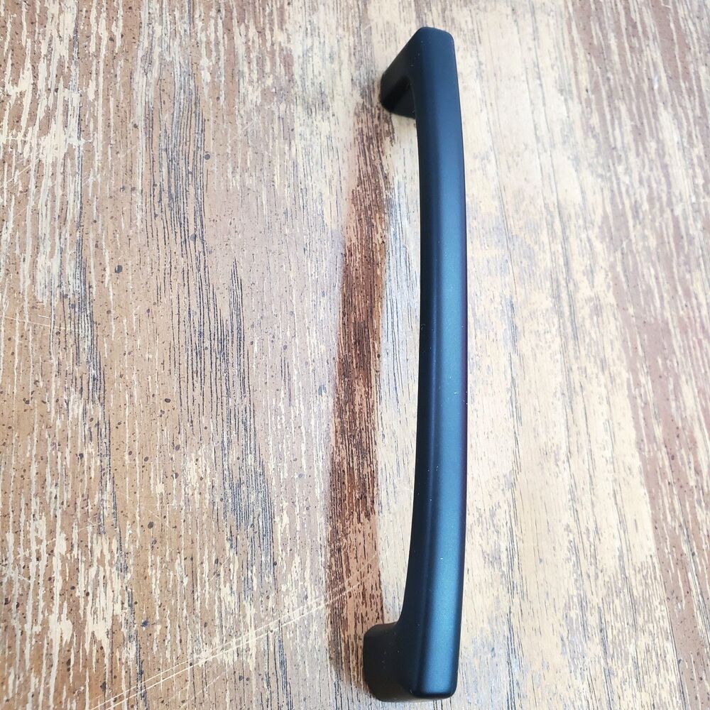 Lot of 10 Modern Matte Black Cabinet Pulls 5-1/8" Drawer Handles Hardware NEW